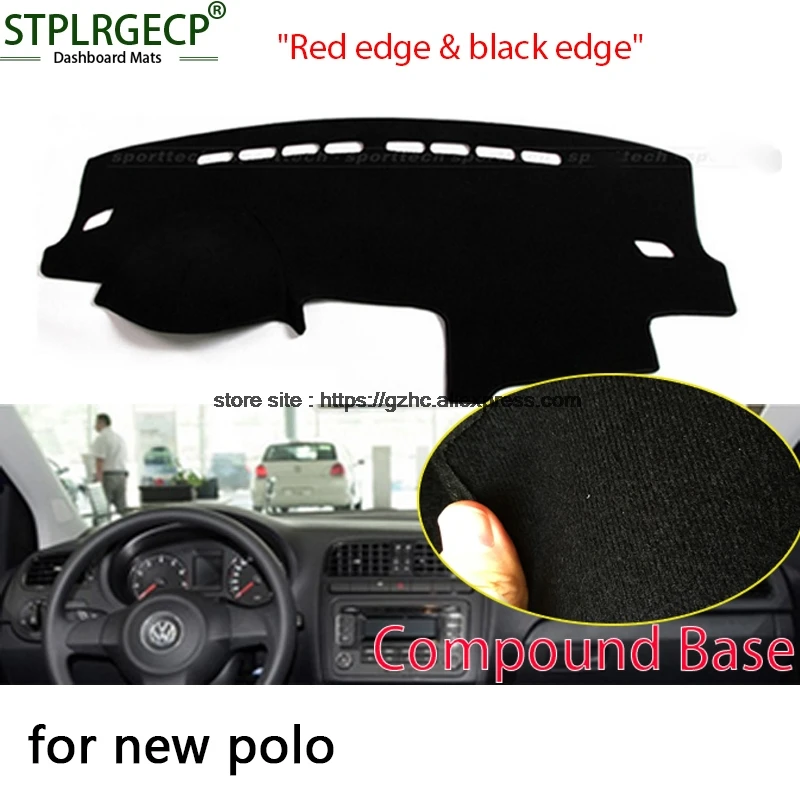 StplrgeCP For VW volkswagen polo double layer Car Dashboard Cover Avoid