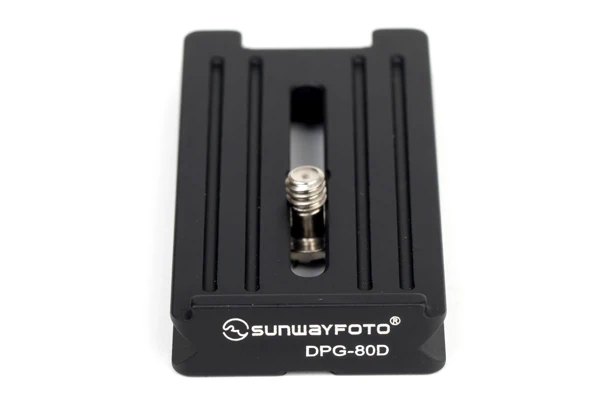 

SUNWAYFOTO DPG-80D Tripod Head Quick Release Plate for DSLR Camera Tripod Head Professional Aluminum Monopod Quick Release Plate