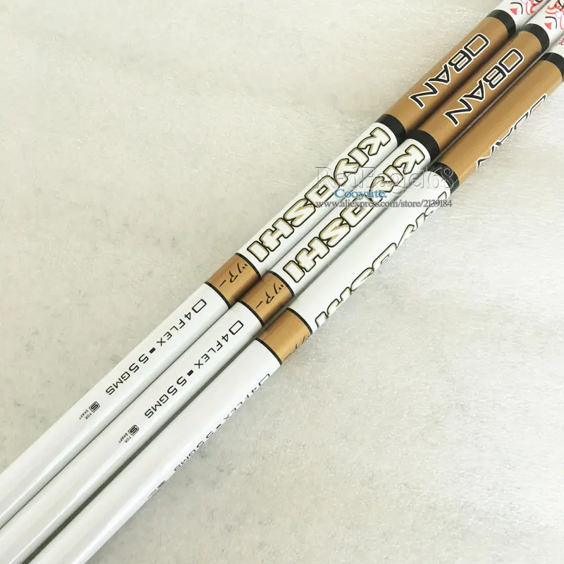US $122.88 Wholesale New Golf Drivers Shaft OBAN WHITE Graphite Golf Shaft D4 S Flex 10pcsLot Clubs Golf Wood Shaft Unisex Free Shipping