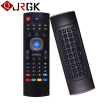 MX3 2.4GHz Wireless Keyboard Air Mouse Two sided Remote Control Gyroscope Sensors MIC Combo For MXQ M8S M95 S905 Android TV BOX