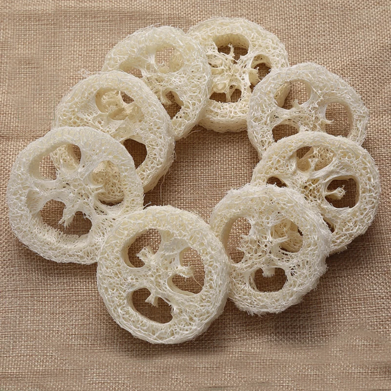 1000 шт выше 6 см wide1.25-1,4 см толстый натуральный Luffa Loofa ломтик shand Сделано DIY мыльницы для лица держатель для мыла для хранения