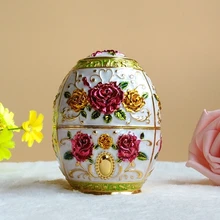 Благородный Европейский тримерный цветок резьба толчок тип держатель для зубочистки украшение