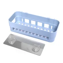 ICOCO душевая полка-органайзер для ванной на присоске, держатель для зубной щетки, аксессуары для ванной комнаты, держатель для хранения