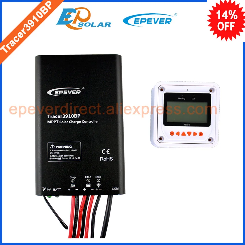

12v/24v 15A 15amp solar portable controller MPPT EPEVER with MT50 meter not for lithium battery use