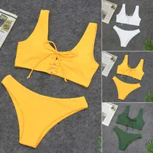 Женский летний праздник 2 шт нижнее белье набор пуш-ап мягкий бандаж купальный костюм