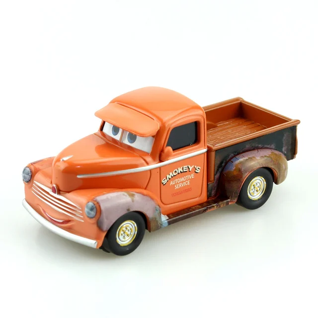 disney pixar cars 3 smokey 1 55 scale diecast metal alloy modle cute