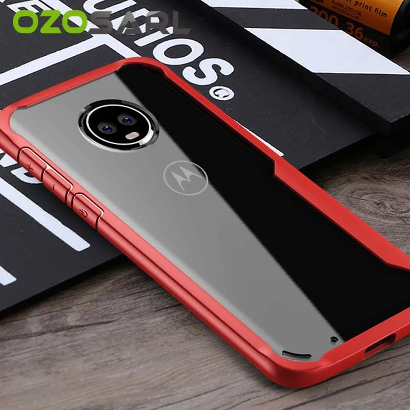 

OZOSARL for Motorola Moto G6 Case Shockproof Soft Silicone Edge for Moto G6 Plus Case HD Transparent Back for Moto G6 Play Case