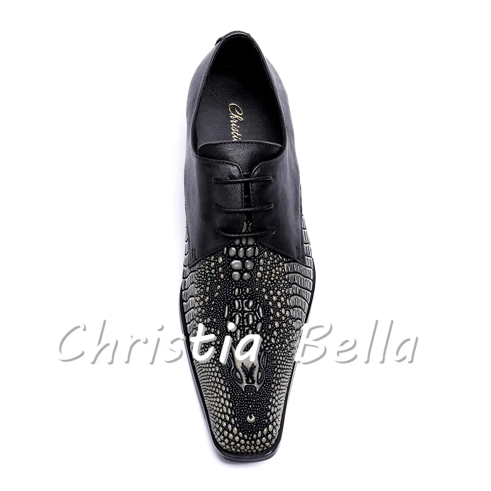 Formais Plana Couro 1 Elegante Dos Size Vestido Bella Básico 3 Escritório Negócios Do 2 Sapatos Homens Genuíno Christia Trabalho Plus De Reunião 47 AwI7qxR