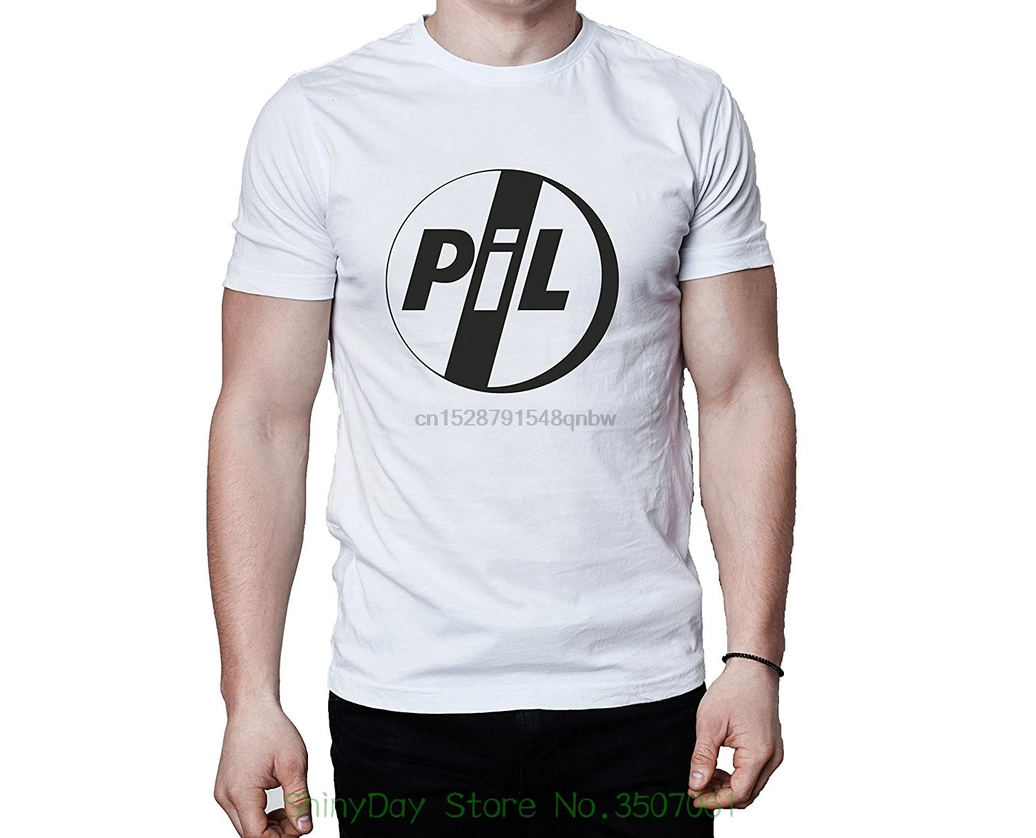 

T-shirt Good Quality T Shirt Tops Public Image Ltd English Post Punk Band Iconic Pil Logo T-shirt