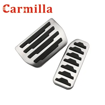 

Carmilla Auto Accessories for Jaguar F-PACE F Pace XE Car Fuel Pedal Brake Pedals Pads Cover