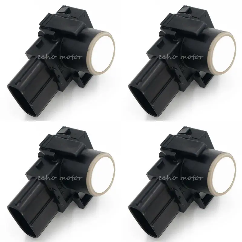 

New SET (4) White 89341-72010 PDC Parking Sensor Reverse Assist for Toyota 188300-1780