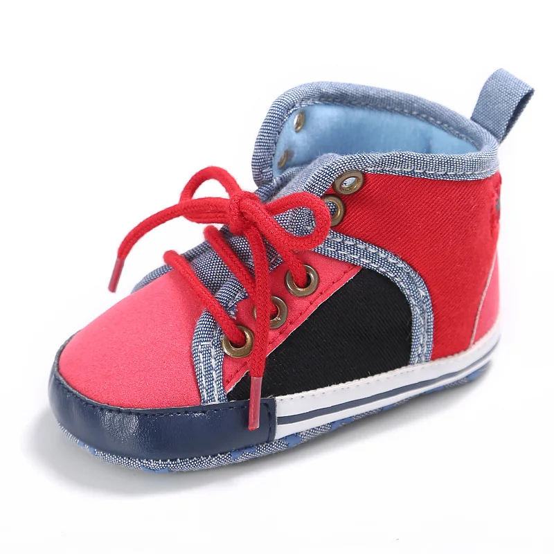 Детская обувь для малышей, нескользящая парусиновая обувь с мягкой подошвой для малышей
