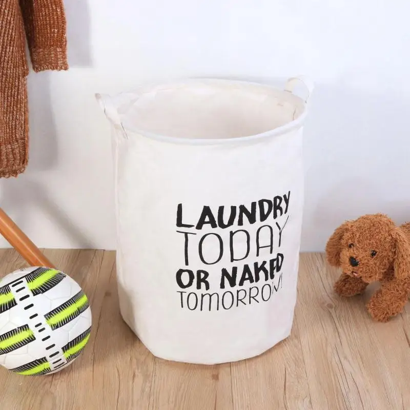 Murah Laundry Basket Penyimpanan Besar Keranjang untuk Mainan Keranjang Cuci Pakaian Kotor Serba serbi Penyimpanan Keranjang Kotak 40X50 Cm