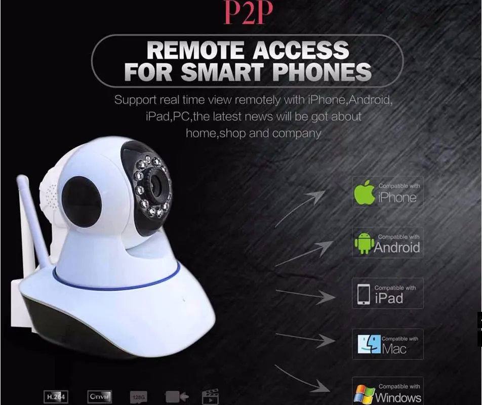 

Home Security IP Camera Wireless Smart WiFi Camera WI-FI Audio Record Surveillance Baby Monitor HD Mini CCTV Camera iCSee
