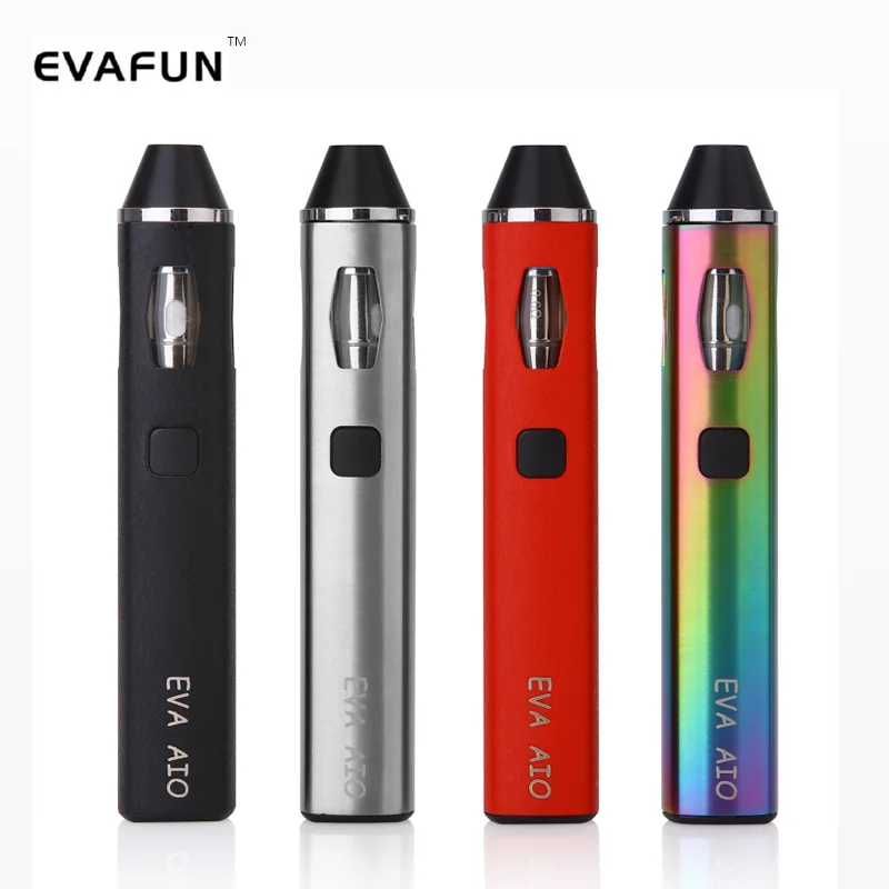 

Clearance EVA AIO Starter Kit E Cigarette ALL-in-One Style EVA AIO Kit with Anti-Leaking Design Vape 0.6ohm Replaceable Coil Pen