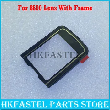 

HKFASTEL For Nokia 8600 Mobile Phone Housing LCD Mirror Display Screen Lens Protective Glass With Frame Cover Replacement Parts