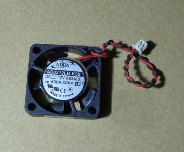 Best Value ADDA AD0212LB-K50  25X25X6mm  2.5cm DC 12V 0.06A Micro drive Graphics Card 2506 Low power and low noise cooling fan