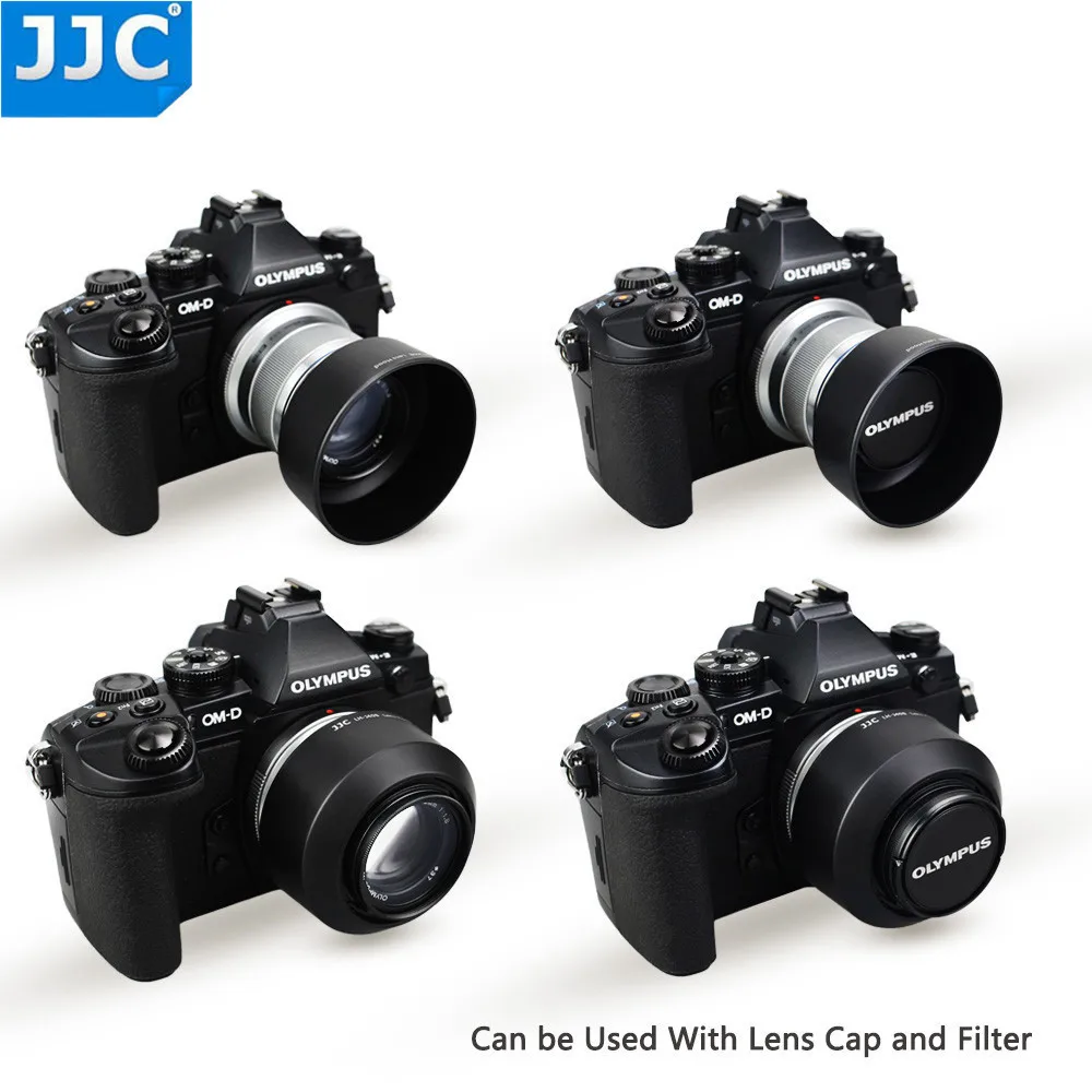 JJC LH-J40B черная Серебристая профессиональная бленда для объектива Olympus M. ZUIKO DIGITAL 45 мм 1:1. 8 заменяет бленду Olympus LH-40B