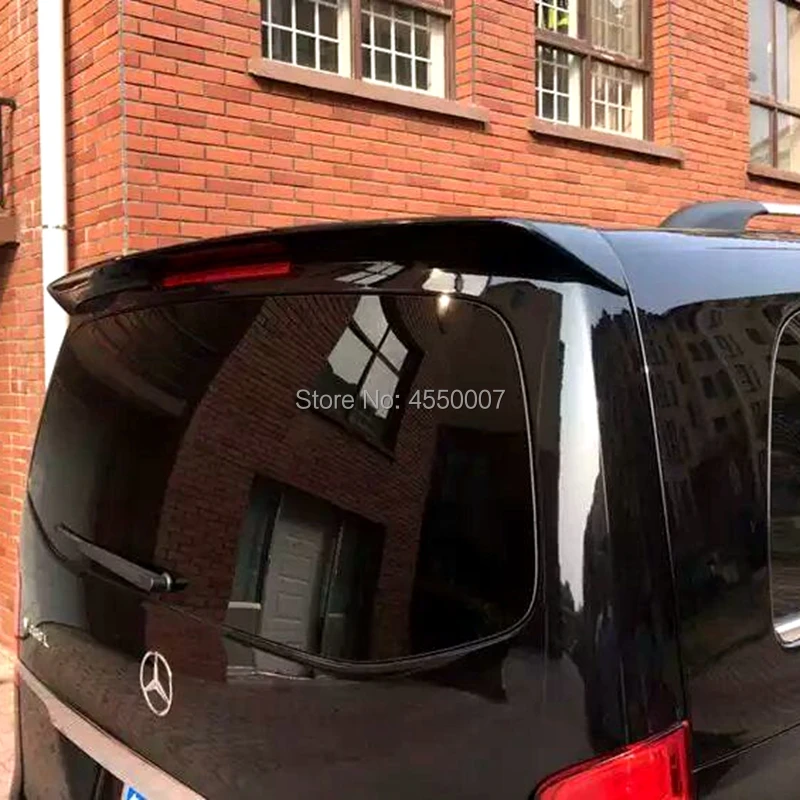 Для Mercedes Benz V-Class VITO ABS пластик Unpaint внешний задний спойлер задний багажник отделка крыла