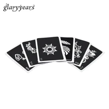 6 шт полые маленькие хны трафарет татуировки абстрактный узор для унисекс DIY боди-арт Краска Декор индийские татуировки шаблон номер#05