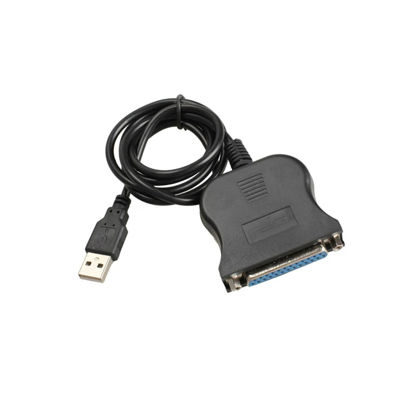 

New Hot New USB 1.1 to DB25 Female Port Print Converter Cable LPT Black