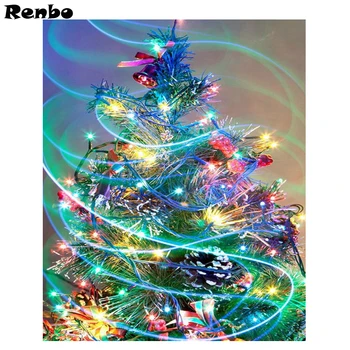 

Full Square Diamond 5D DIY Diamond Painting Christmas tree 3D Embroidery bead Cross Stitch Mosaic Rhinestone decoration