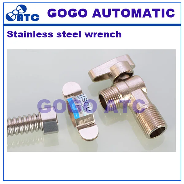 

Stainless steel corrugated pipe toilet kitchen basin faucet water inlet hose hose nut detachable wrench Hex nut wrench