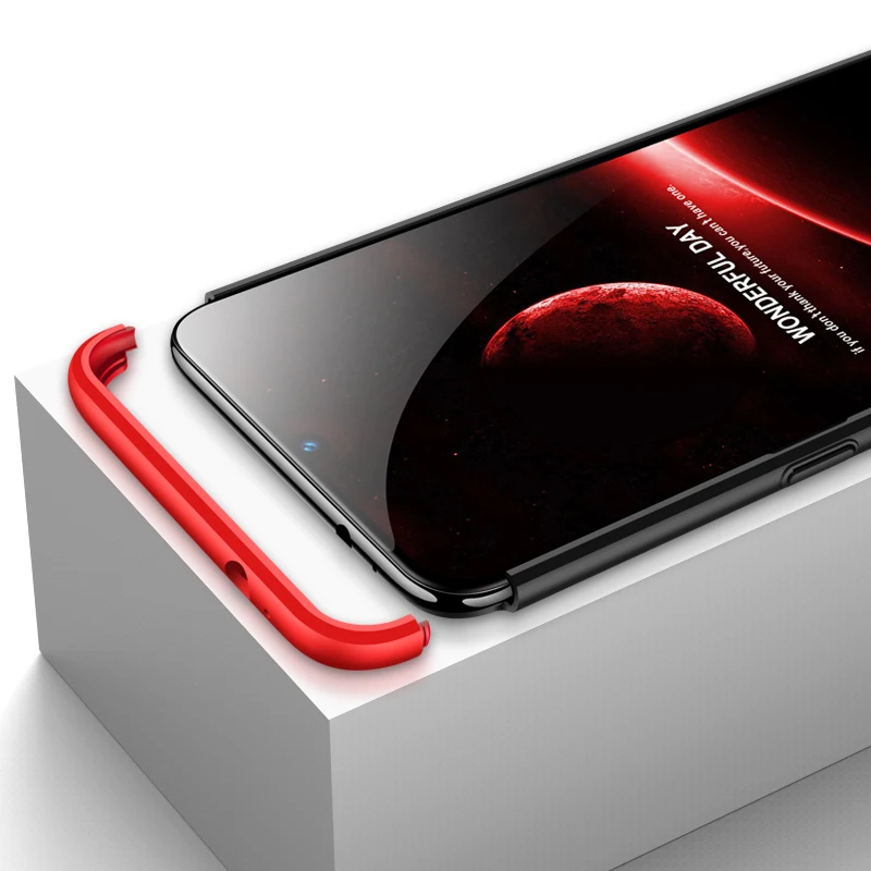 ДЛЯ vivo X23 чехол 6 41 "360 градусов Полная защита Жесткий ПК прочная задняя крышка