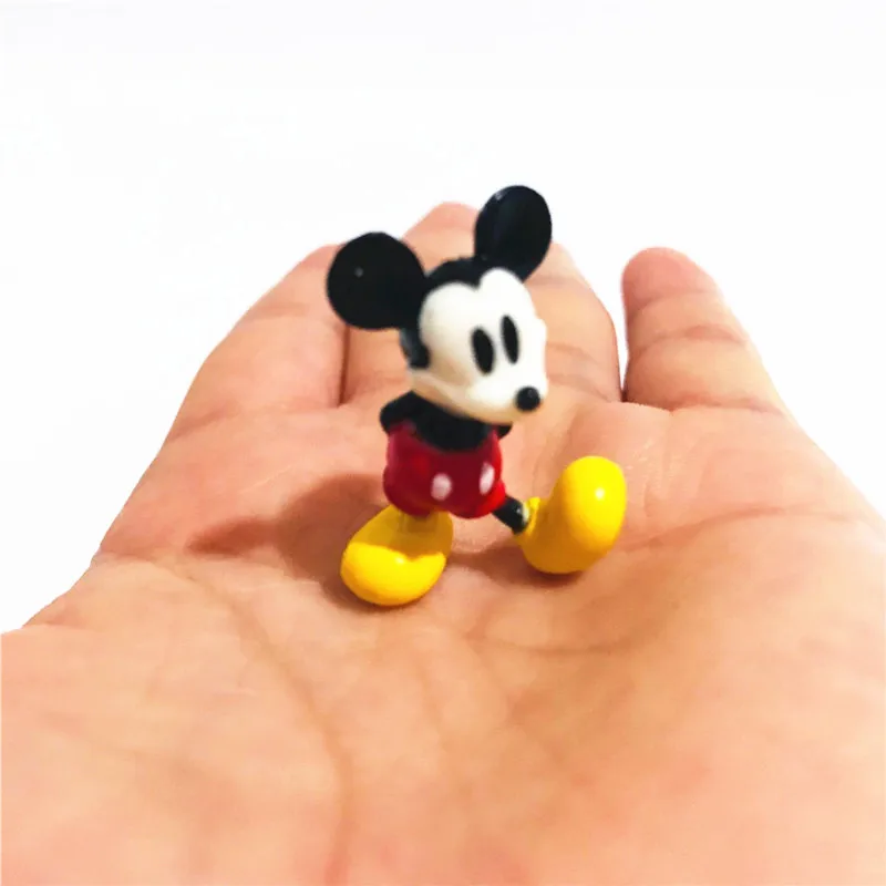 

50pieceslot 3cm mini mouse doll pvc toy Shake your head Half a head gift doll