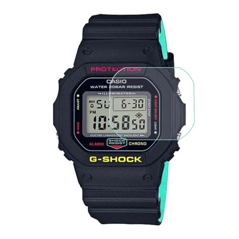 Для Casio DW5600 DW5610 DW 5600 5610 Часы Мягкий ТПУ полное покрытие пленка протектор экрана(не закаленное стекло