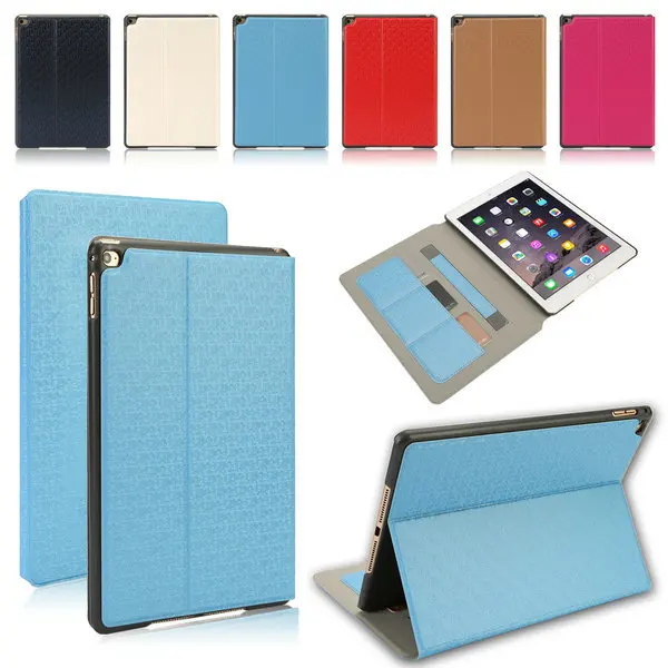 For ipad 6 Smart Cover Case Mini Maze PU Leather Case For ipad air 2