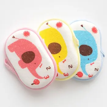 

1pc Cute Cartoon Soft Bath Sponge Baby Bath Brush Baby Shower Accessories Kids Bath Brushes Body Wash Towel Accessories