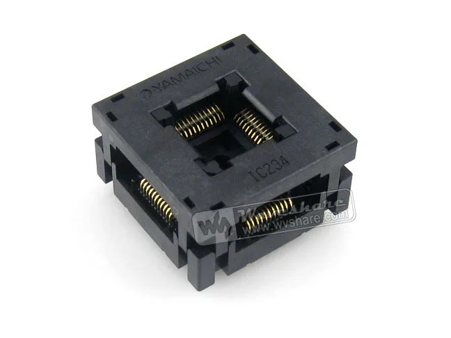 

module IC234-0444-037 N Yamaichi IC Test Socket 0.8mm Pitch QFP44 TQFP44 FQFP44 PQFP44 package