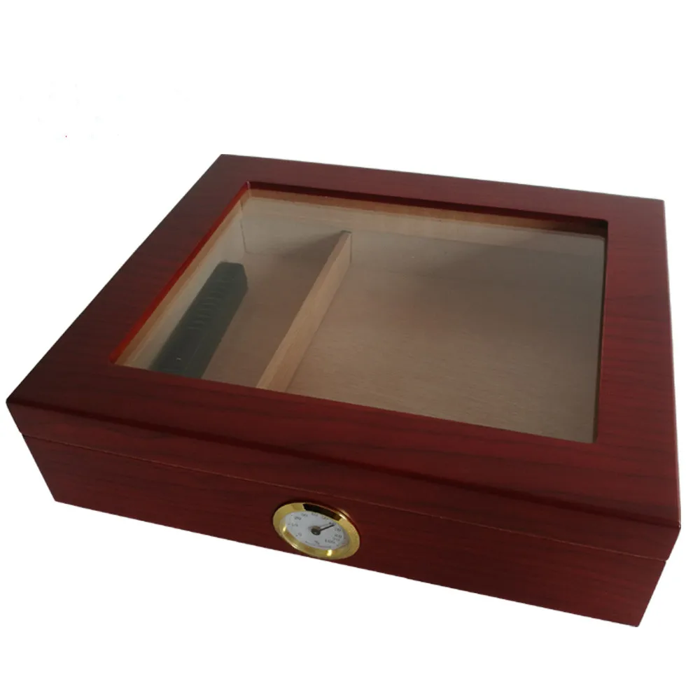 Увлажняющая деревянная коробка для сигар Cedarwood 4 вида на выбор|Аксессуары сигар| |