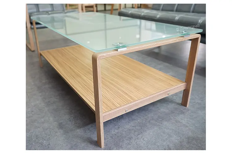 Высокая плотность Мода серый офисный диван закаленное журнальный столик набор - Цвет: RR-RT coffee  table