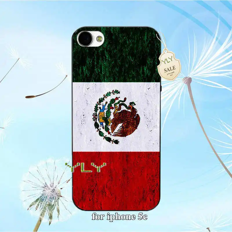 Флаг мексика Оригинал Пластиковые PC Phone чехол для iphone 5c|cover for iphone|cover 5ccase cover |