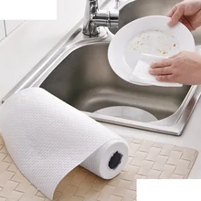 Недавно 1 рулон одноразовые антипригарные тряпки для чистки дома ткань блюдо столовое полотенце