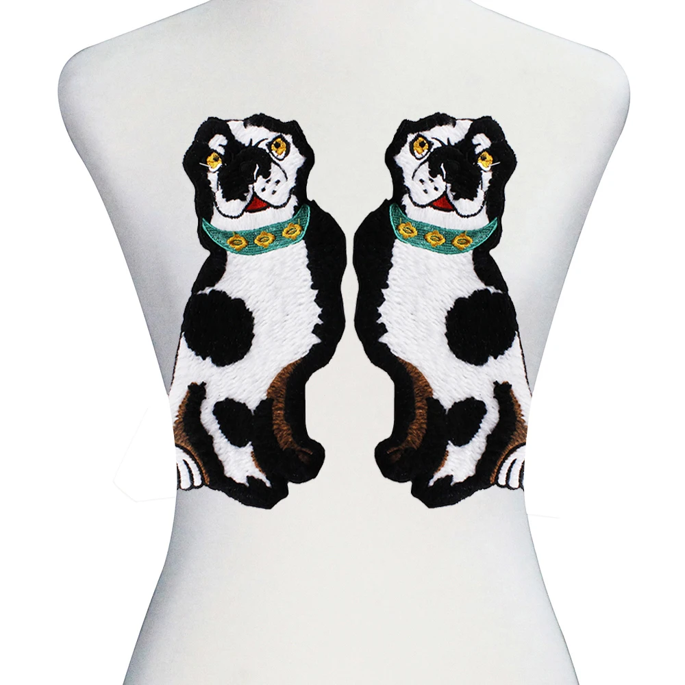 Buy 5pairs Big Lovely Pet Dog Embroidery Fabric