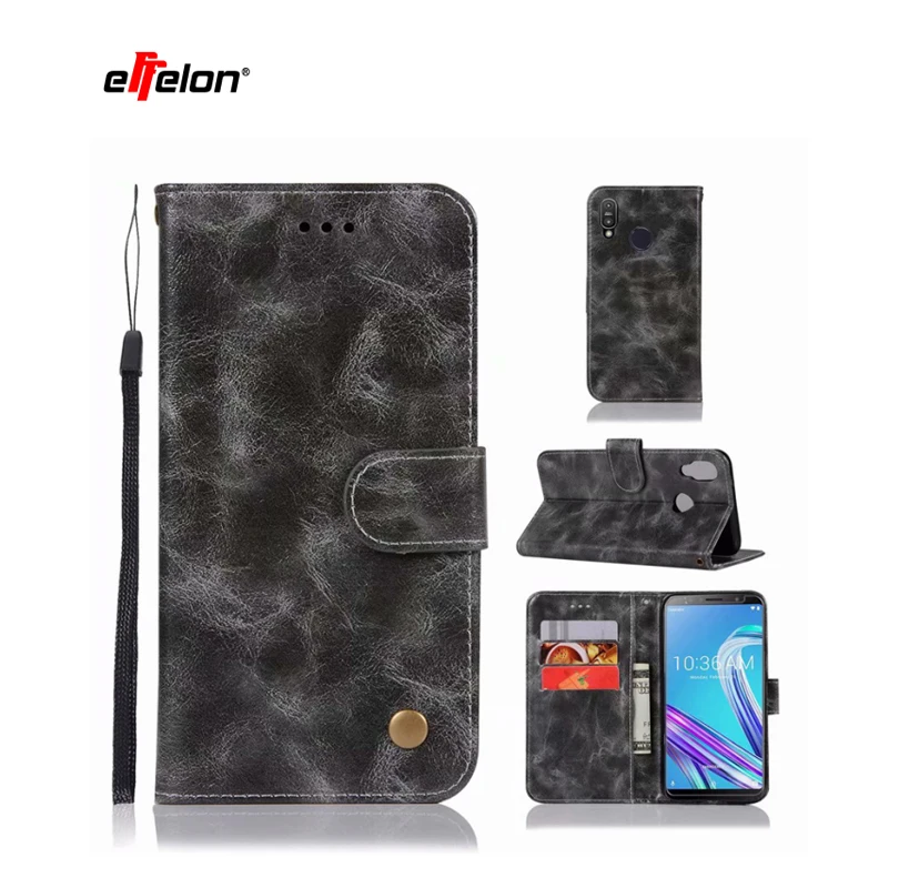 Effelon для ASUS ZenFone Max Pro M1 ZB601KL чехол из искусственной кожи флип-кейс Asus Zenfone zb602kl чехлы
