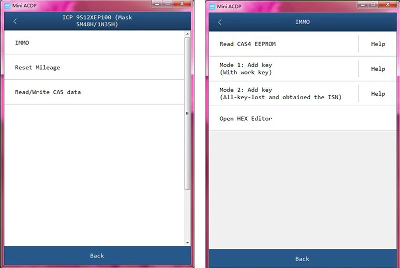 Interface CAS4
