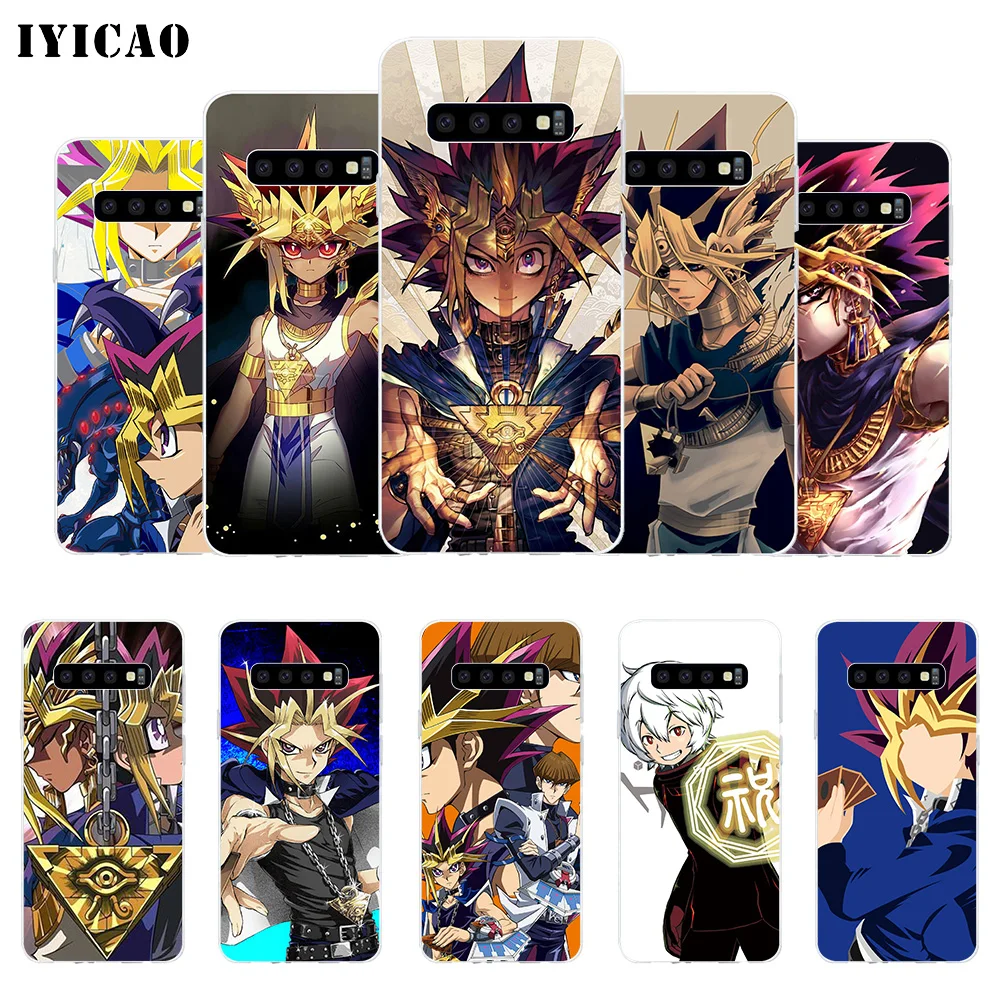 IYICAO Yu Gi Oh юги Муто Мягкий силиконовый чехол для телефона Samsung Galaxy S10e S10 S9 S8 Plus S7 Edge TPU