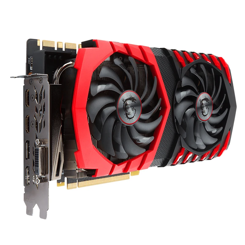 MSI видео карты GTX1080Ti GAMING X 11 г видеокарты 1000 мГц/11 ГБ/128bit/GDDR5X 290*140*51 мм для рабочего
