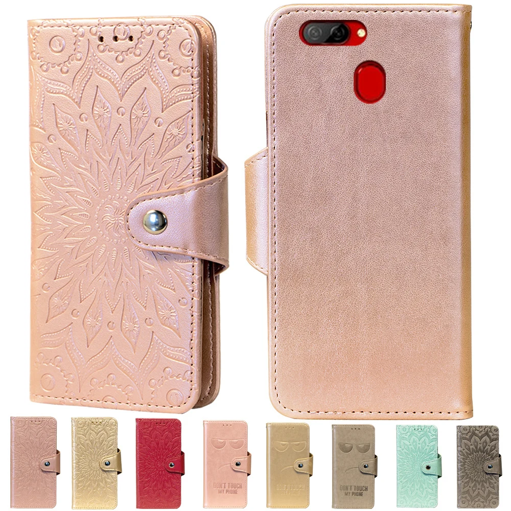 

Embossing Stand Flip PU Leather wallet Case Cover For Jinga Pass Plus