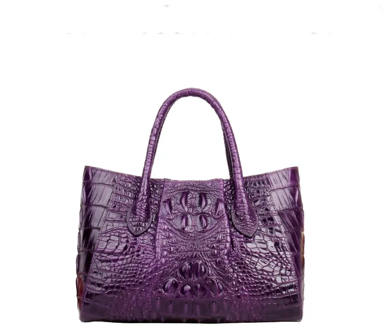 

DIOLEVY brand Crocodile Pattern Genuine Leather Bags Women Handbag Lady Saffiona handbags