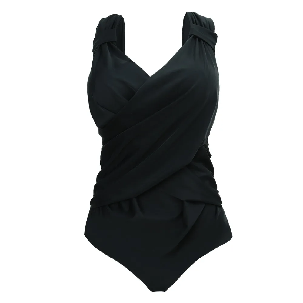 YOUDIAN New Arrival Large Cup Swimwear Women Plus Size Swimsuit One-piece Solid Bathing Suit Push Up bikini 2019 mujer thong