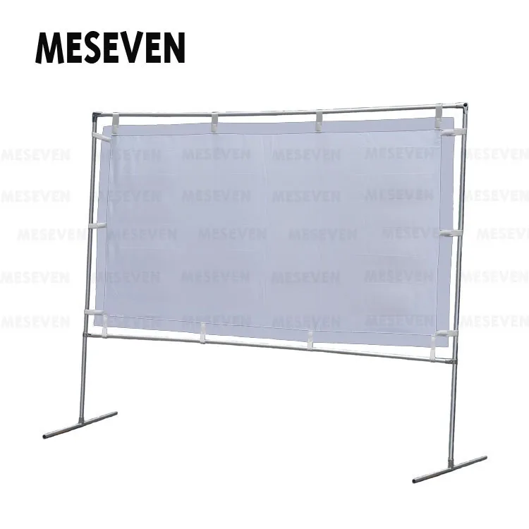 MESEVEN 72-150 дюймов холст экран Проекционный Стенд кронштейн с рамкой сумка для внутреннего/наружного переднего/задняя проекция