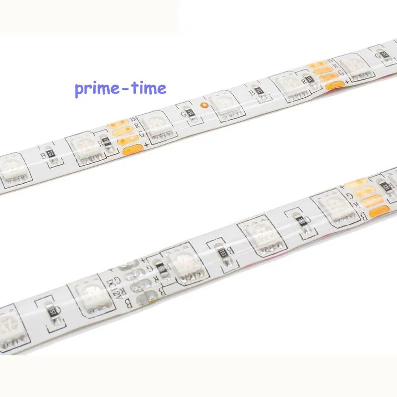 5 м 5050 SMD 300 светодиодный s IP65 Водонепроницаемый светодиодный лента, 12 В Гибкий 60 светодиодный/м светодиодный лента, белый/теплый белый/синий/зеленый/красный/желтый/RGB цвет