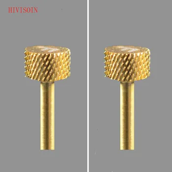 

2PCS HIVISOIN Carbide Nail Drill Bit - 2-Week Backfill Bit F (Gold)