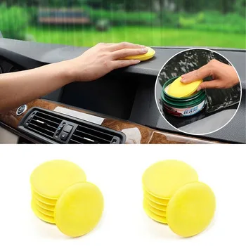 12 Pcs/Set High Quality Car Waxing Polish Wax Foam Sponge Applicator Pads For Clean Cars Vehicle Car Clean Toos