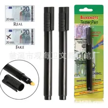 1000 шт./лот быстрое разрешение маркер-детектор валют ручка тестер деньги поддельный маркер поддельный датчик безопасности банк Примечания проверки